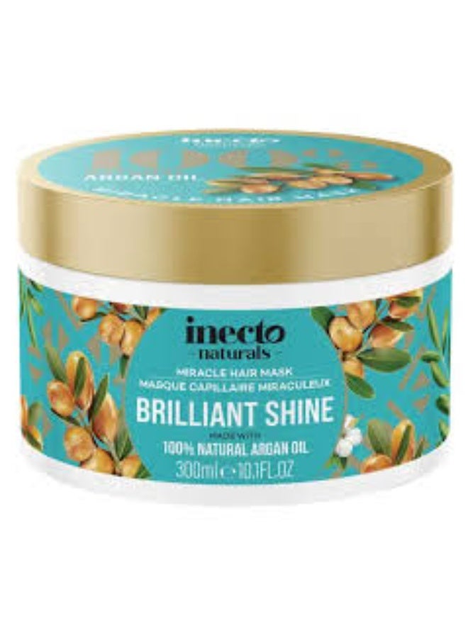 Miracle Hair Mask Brilliant Shine With Argan Oil 300ml